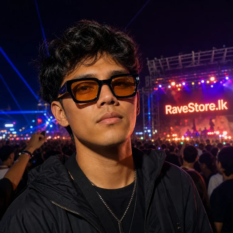 SUDBEAT Official Merch Sunglasses - Color 03 - Black/Yellow - RaveStore.lk