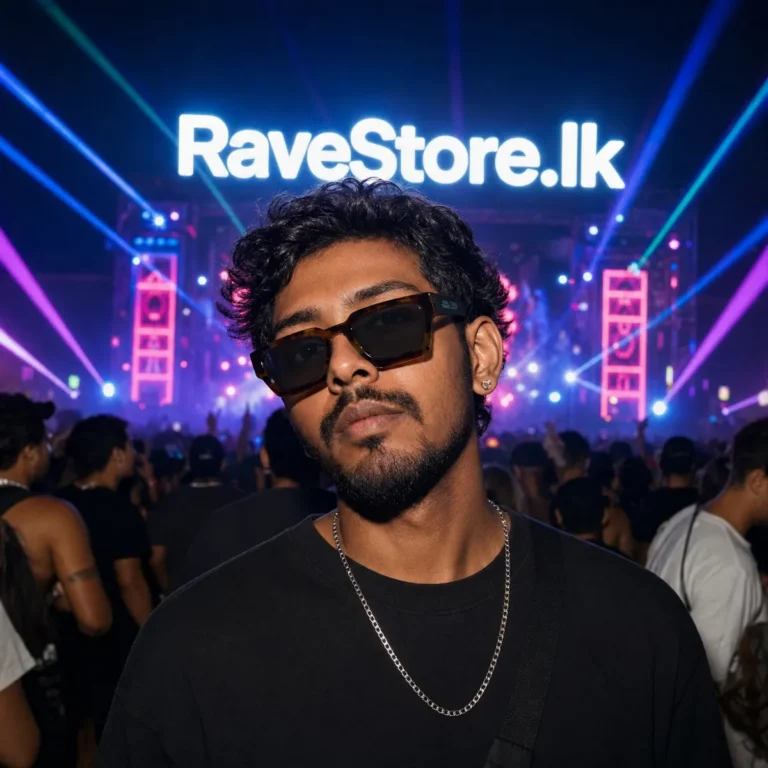 SUDBEAT Official Merch Sunglasses - Color 06 - Havana Brown & Green - RaveStore.lk