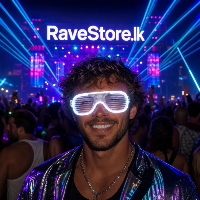 LED Party Glass - White - RaveStore.lk