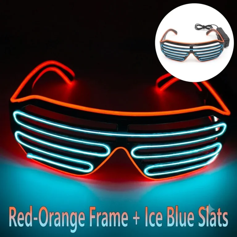 LED Neon Party Glass - Red/Blue - RaveStore.lk