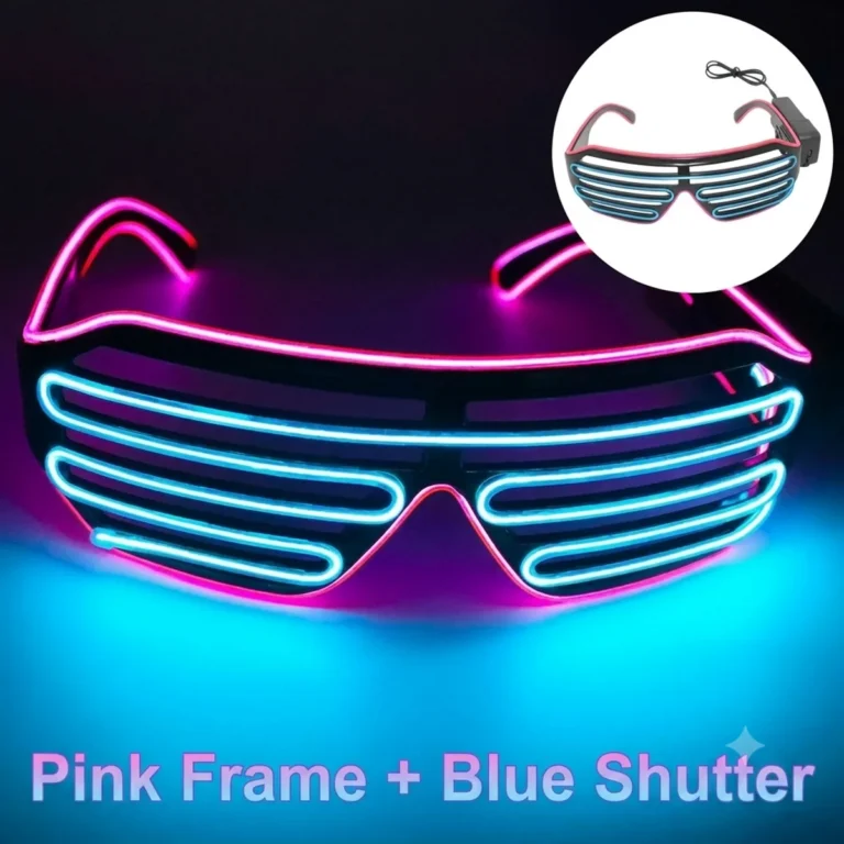 LED Neon Party Glass - Pink/Blue - RaveStore.lk