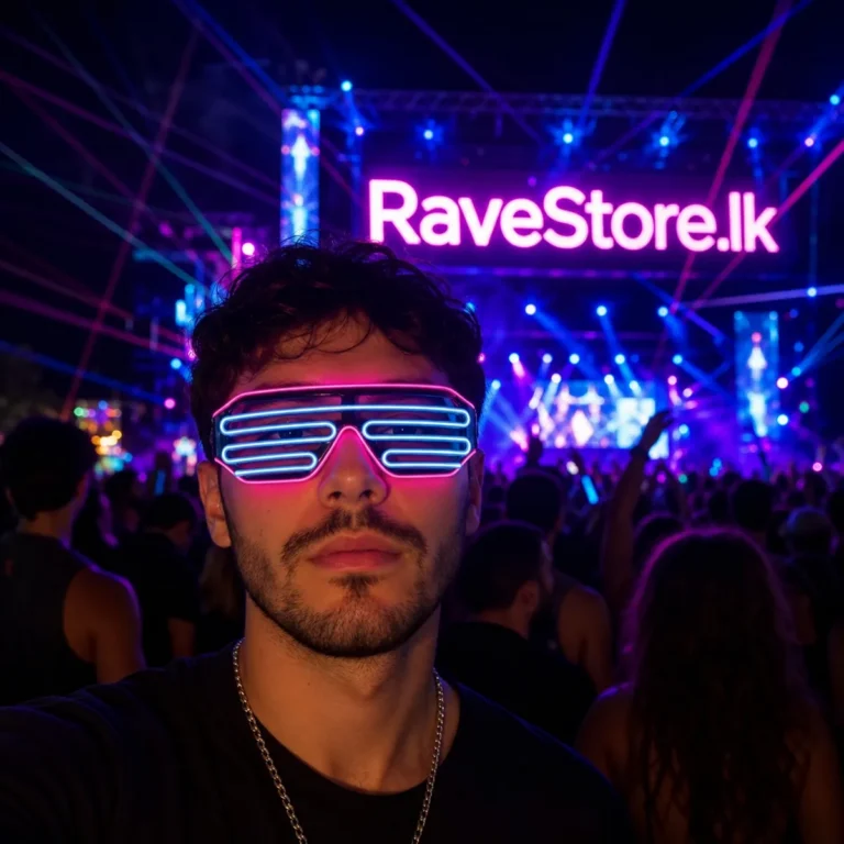 LED Neon Party Glass - Pink/Blue - RaveStore.lk