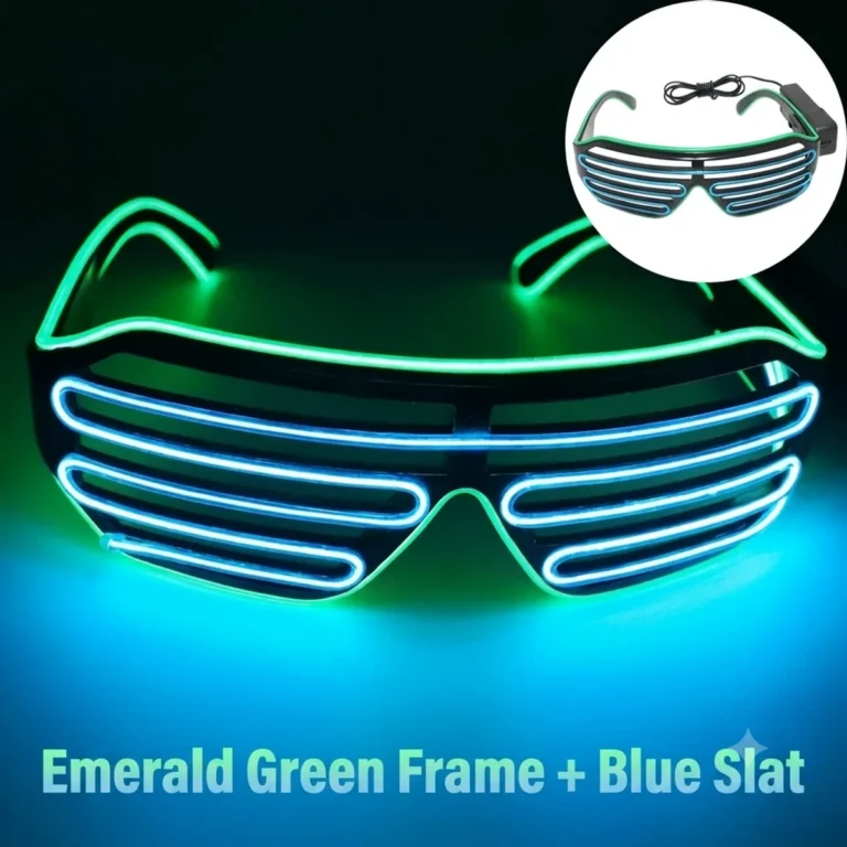 LED Neon Party Glass - Green/Blue - RaveStore.lk