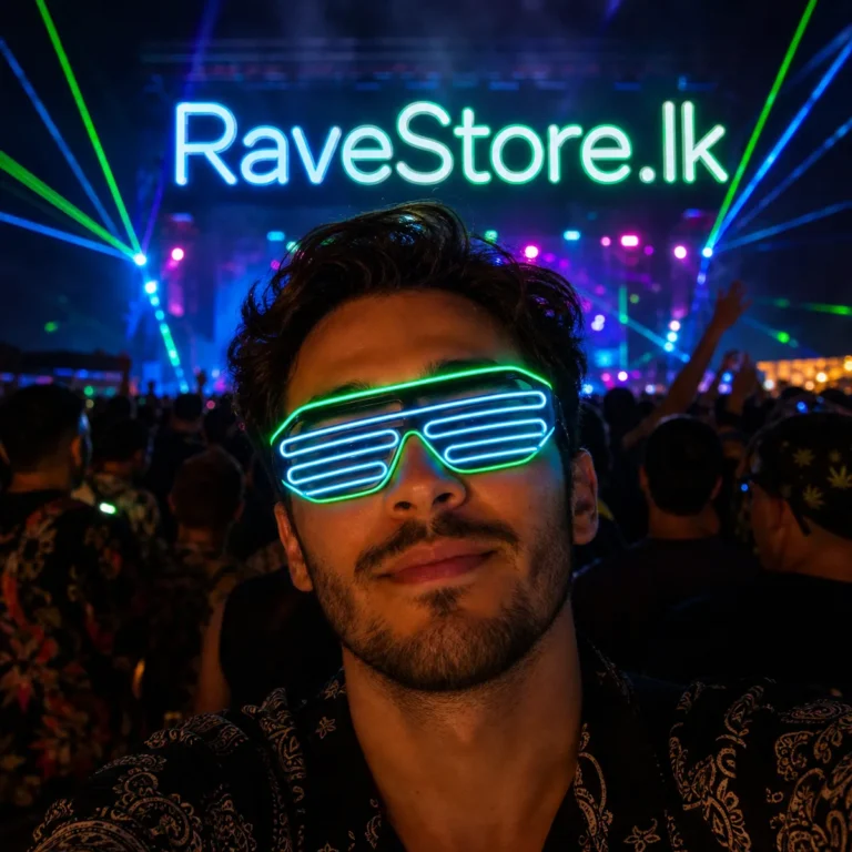 LED Neon Party Glass - Green/Blue - RaveStore.lk
