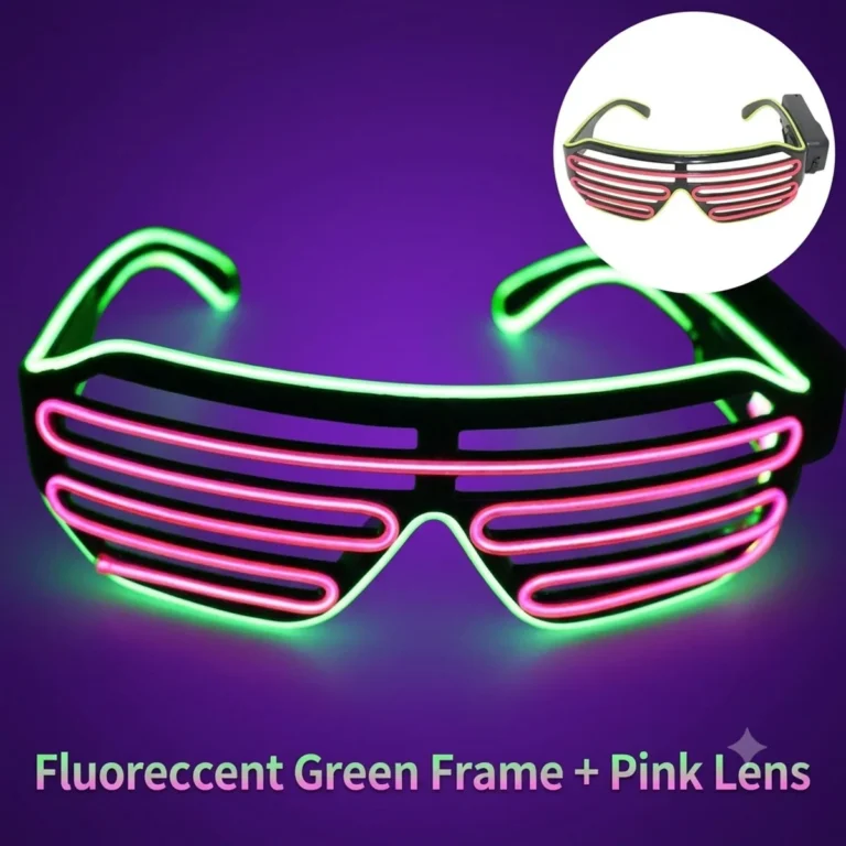 LED Neon Party Glass - Green/Pink - RaveStore.lk