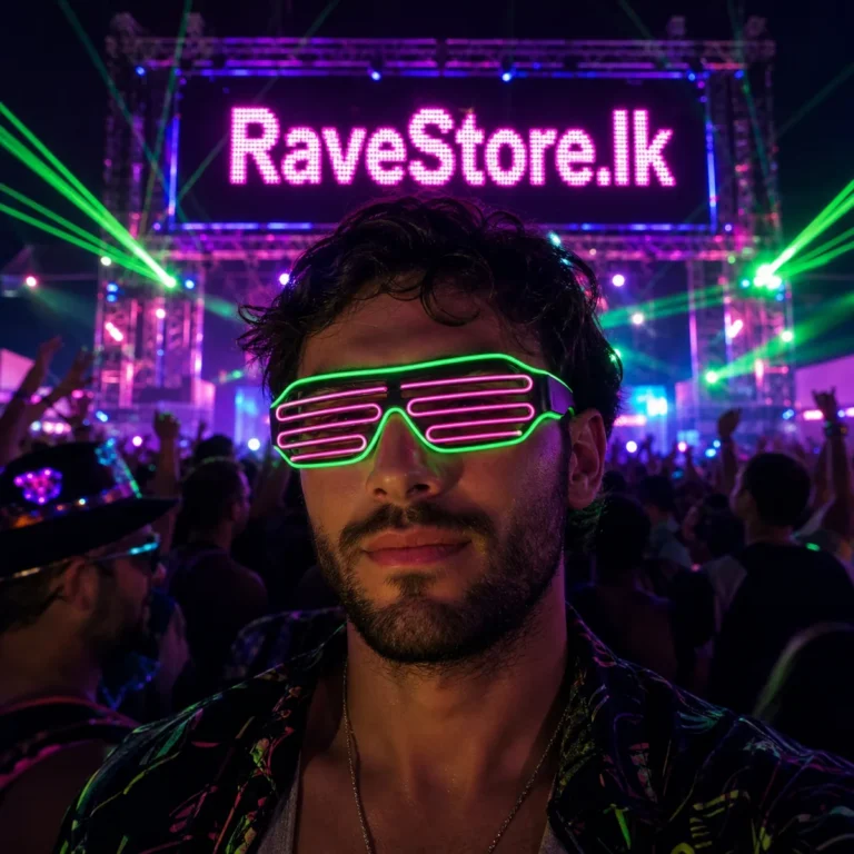 LED Neon Party Glass - Green/Pink - RaveStore.lk