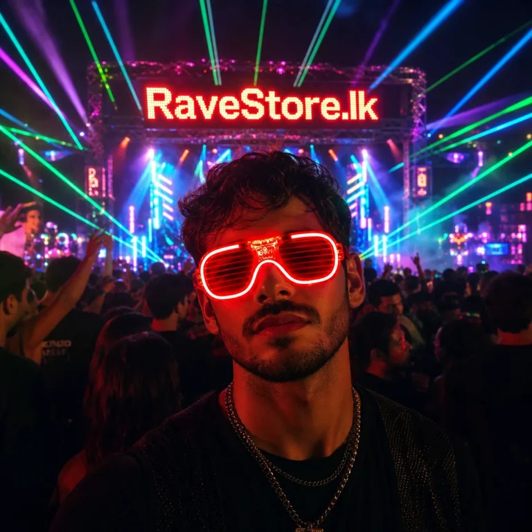 LED Party Glass - Red - RaveStore.lk