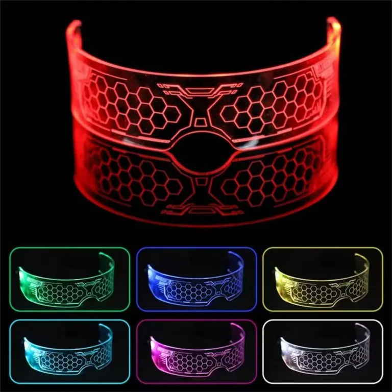 LED Futuristic Smart Glass Design 01 - Battery - RaveStore.lk