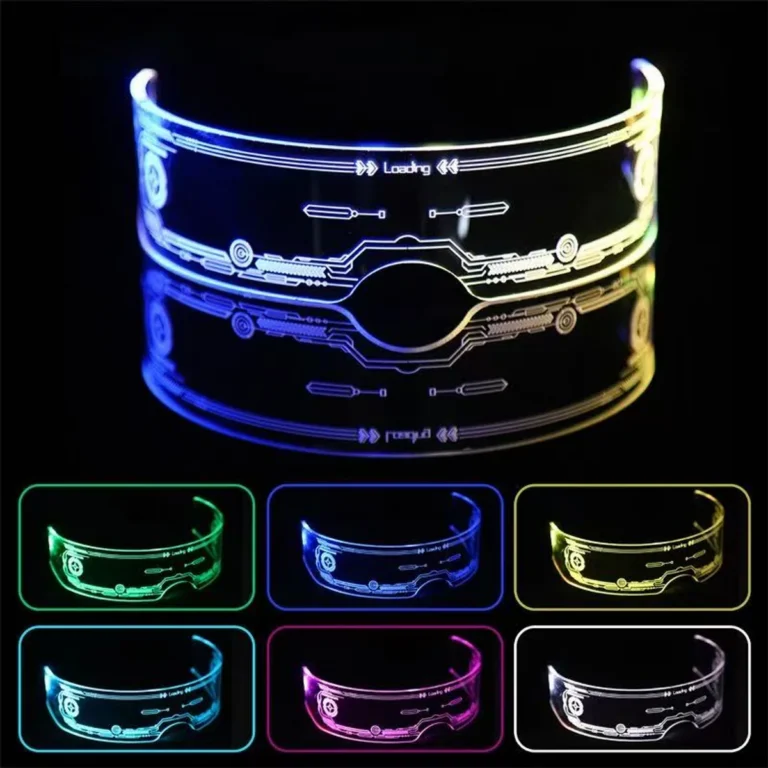 LED Futuristic Smart Glass Design 05 -Battery - RaveStore.lk