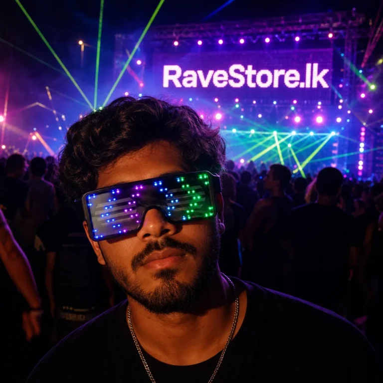 LED Multicolor Sunglass - Rechargable - RaveStore.lk