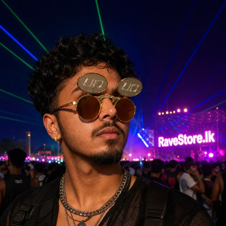 Steampunk  no sign - Brown - Flip Up sunglasses - RaveStore.lk