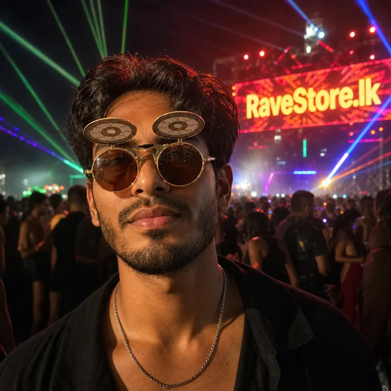 Steampunk  eye - Brown - Flip Up sunglasses - RaveStore.lk