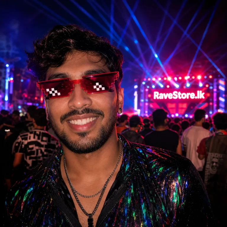 Red Bat Wings Party Sunglasses - RaveStore.lk