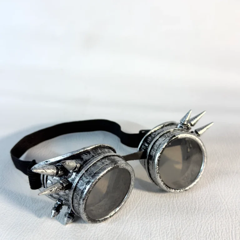 Punk Spike Silver Goggle - RaveStore.lk