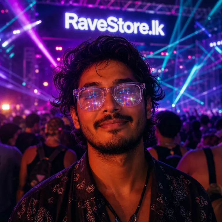 Diffraction Glasses - Clear - Smile Visual Effect - RaveStore.lk