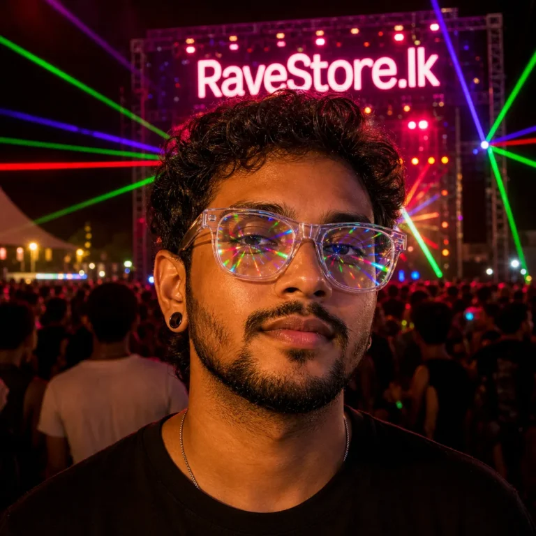 Diffraction Glasses - Clear - Christmas Visual Effect - RaveStore.lk