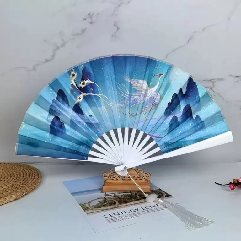 Heaven Vintage Small Bamboo Hand Fan - RaveStore.lk