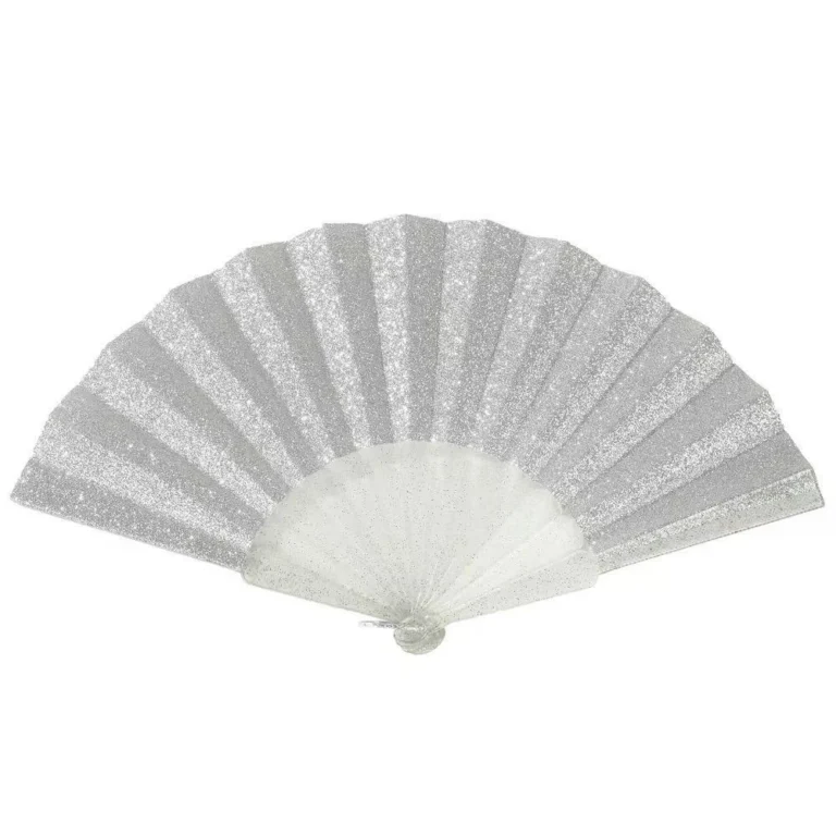 Pink Glitter Small Hand Fan - RaveStore.lk